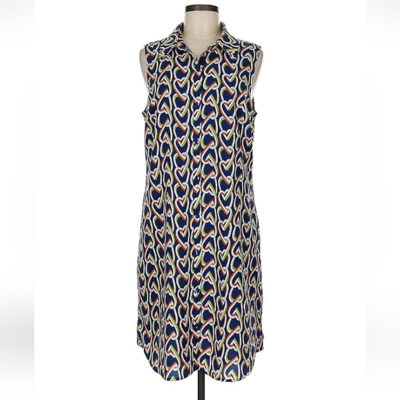 CAbi Amour Dress OR Open Vest Sz Medium Hearts Excellent condition - Picture 10 of 11